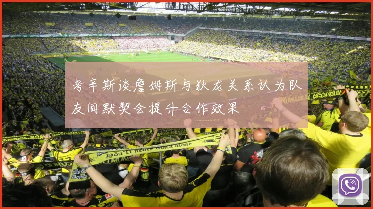 考辛斯谈詹姆斯与狄龙关系认为队友间默契会提升合作效果